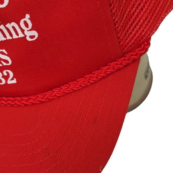 King Cap J G Auto Repair Welding Mesh Snapback Cap Trucker Printed Baseball Hat - Picture 4 of 13